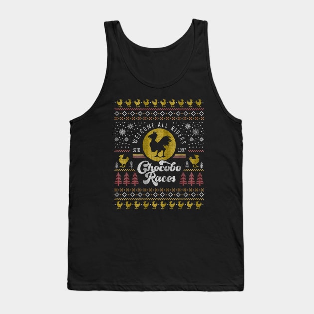 Chocobo Races Ugly Sweater Tank Top by Lagelantee